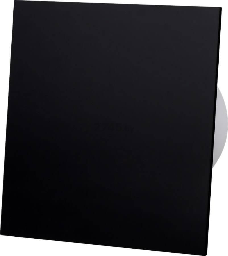 Вентилятор вытяжной накладной AIRROXY dRim 100RMS-C162 с пластиковой черной панелью