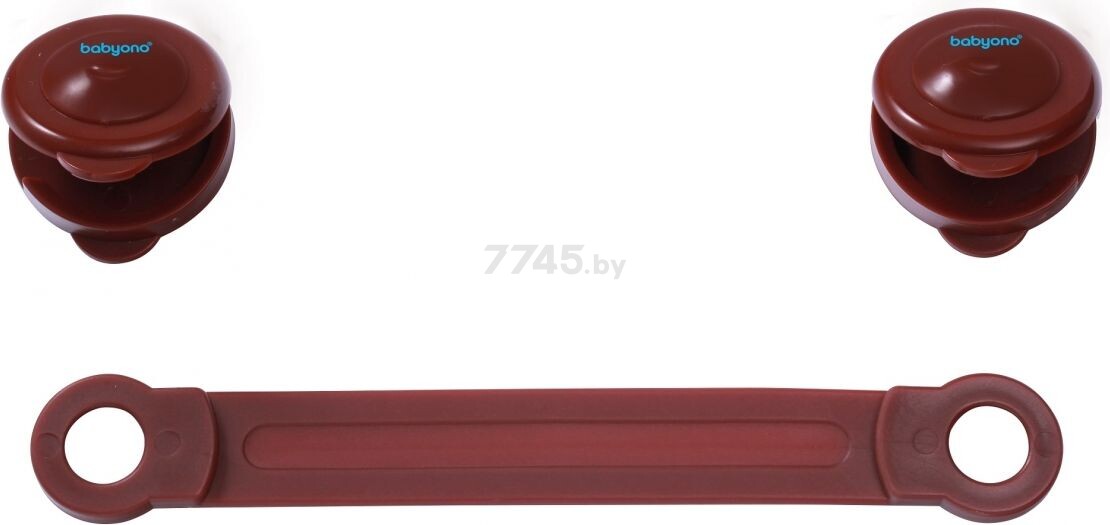 Блокиратор мебели BABYONO универсальный коричневый 2 штуки (953/02) - Фото 2