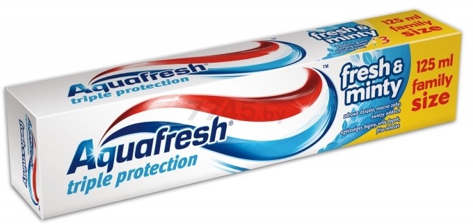Зубная паста AQUAFRESH Fresh&Minty Освежающе-Мятная 125 мл (9151010)