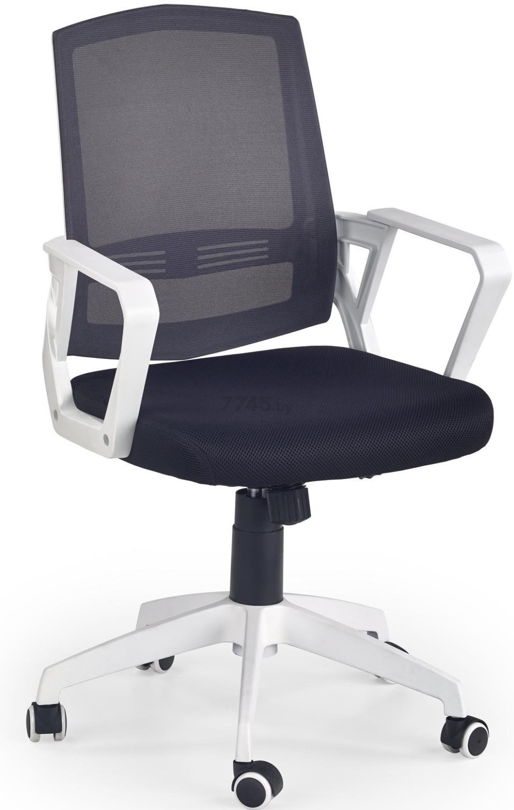 Кресло компьютерное HALMAR Ascot черно-белый (V-CH-ASCOT-FOT-BIALY)