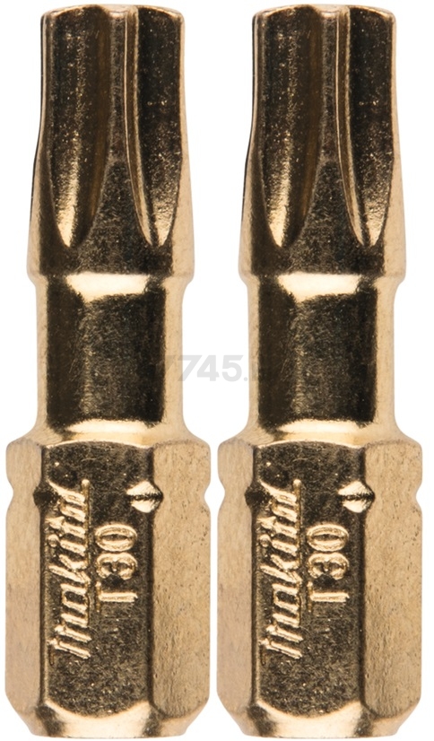 Бита для шуруповерта магнитная TX30 25 мм MAKITA Impact Gold 2 штуки (B-28438)