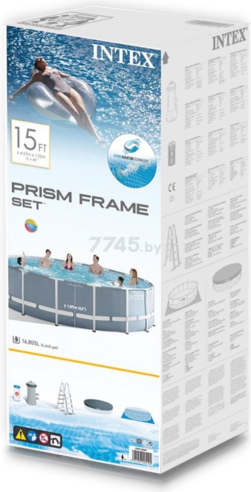 Бассейн INTEX Prism Frame 26726 (457x122) - Фото 4