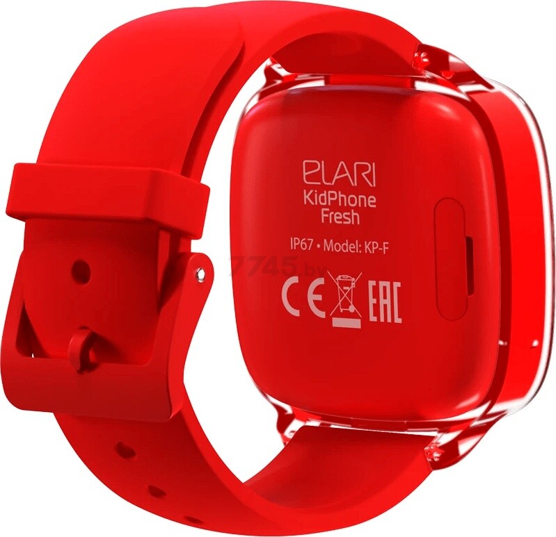 Умные часы детские ELARI KidPhone 4 Fresh красный (KP-F) - Фото 5
