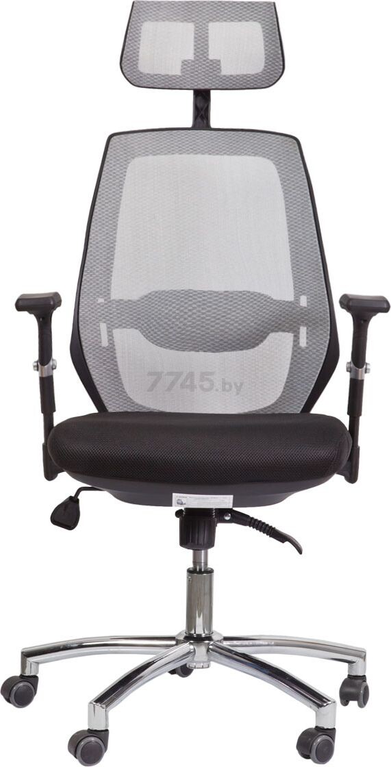 Кресло компьютерное AKSHOME Spirit серый/черный (55066) - Фото 2