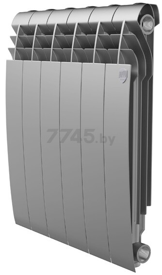 Радиатор алюминиевый ROYAL THERMO Biliner Alum 500 Silver Satin 4 секции (НС-1250254)