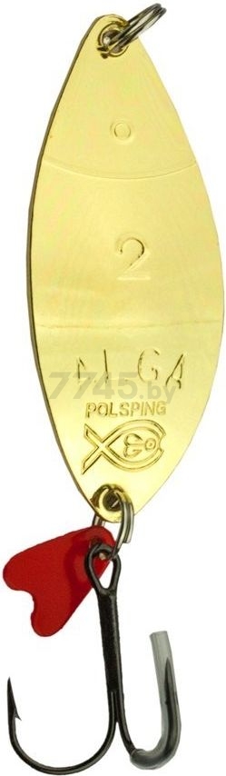 Блесна POLSPING Alga №3/30 г золото (BL- ALGA3Z)