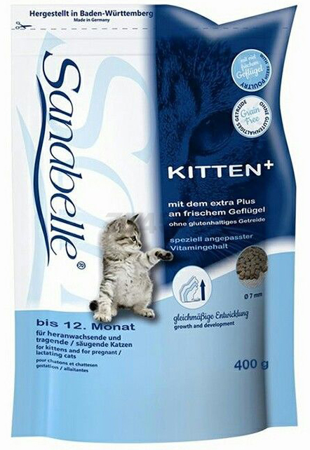 Сухой корм для котят BOSCH Sanabelle Kitten 0,4 кг (4015598016834) - Фото 2