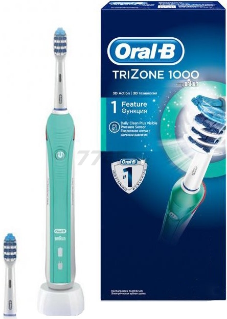 Зубная щетка электрическая ORAL-B Trizone 1000 D20 тип 3757 (4210201077992)