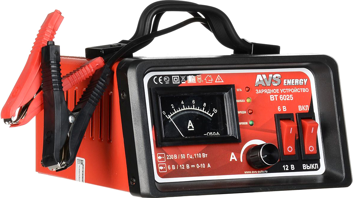 Устройство зарядное AVS Energy BT-6025 (43722)