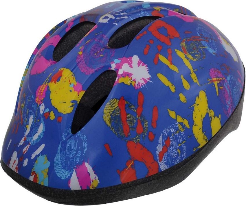 Шлем защитный BELLELLI Hand Print синий 50-56 см (RR11476)