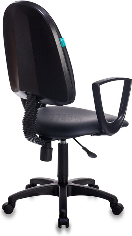 Кресло компьютерное БЮРОКРАТ CH-1300N Престиж+ кожа искусственная черный (CH-1300N/OR-16) - Фото 4