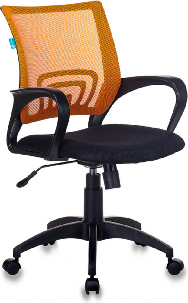 Кресло компьютерное БЮРОКРАТ CH-695N TW-38-3/TW-11 оранжевый/черный (CH-695N/OR/TW-11)