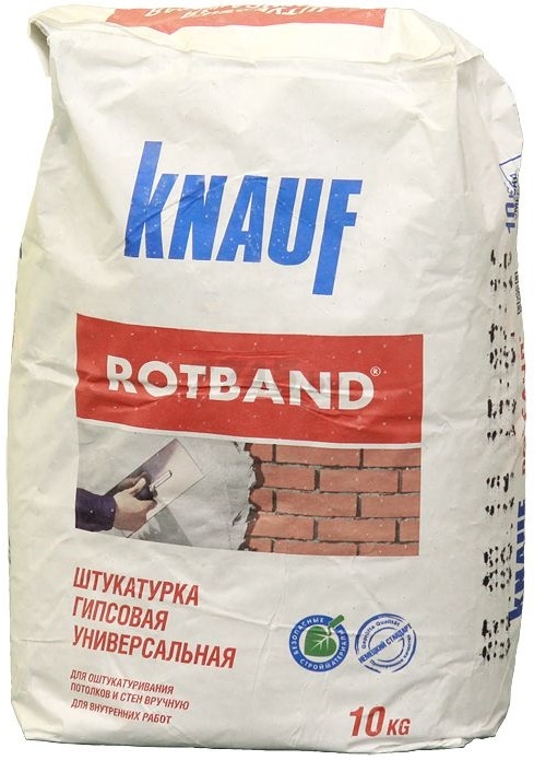 Штукатурка гипсовая KNAUF Rotband под окраску 10 кг - Фото 5