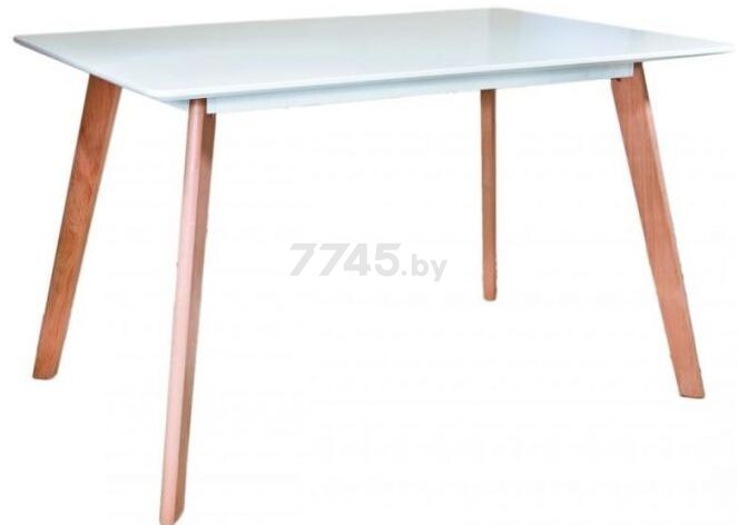 Стол кухонный AKSHOME Marietta белый 120х80х74 см (39504)