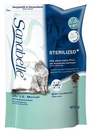 Сухой корм для стерилизованных кошек BOSCH Sanabelle Sterilized 0,4 кг (4015598017091) - Фото 2