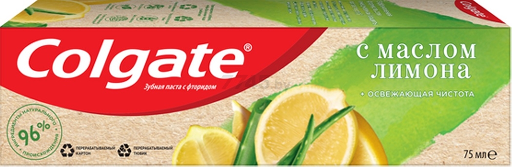 Зубная паста COLGATE Освежающая чистота с маслом лимона 75 мл (6920354828300) - Фото 3