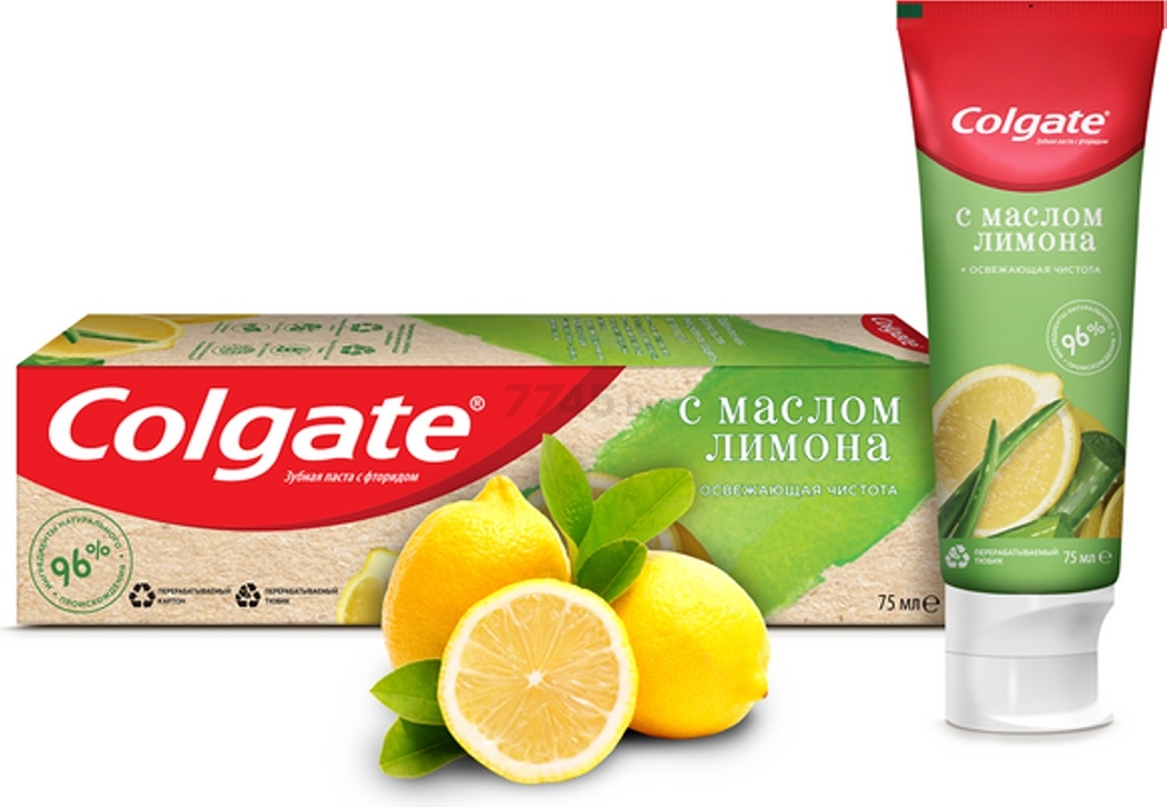 Зубная паста COLGATE Освежающая чистота с маслом лимона 75 мл (6920354828300)