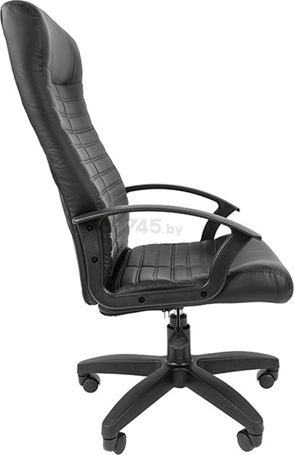 Кресло компьютерное CHAIRMAN Стандарт СТ-80 экокожа черный (00-07033359) - Фото 3