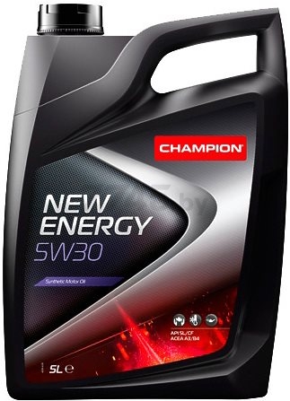 Моторное масло 5W30 синтетическое CHAMPION New Energy 5 л (8200311)