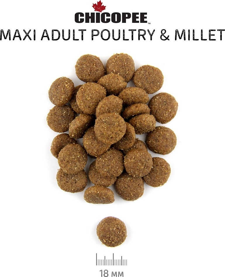 Сухой корм для собак CHICOPEE CNL Adult Maxi птица с просом 15 кг (8295015) - Фото 2