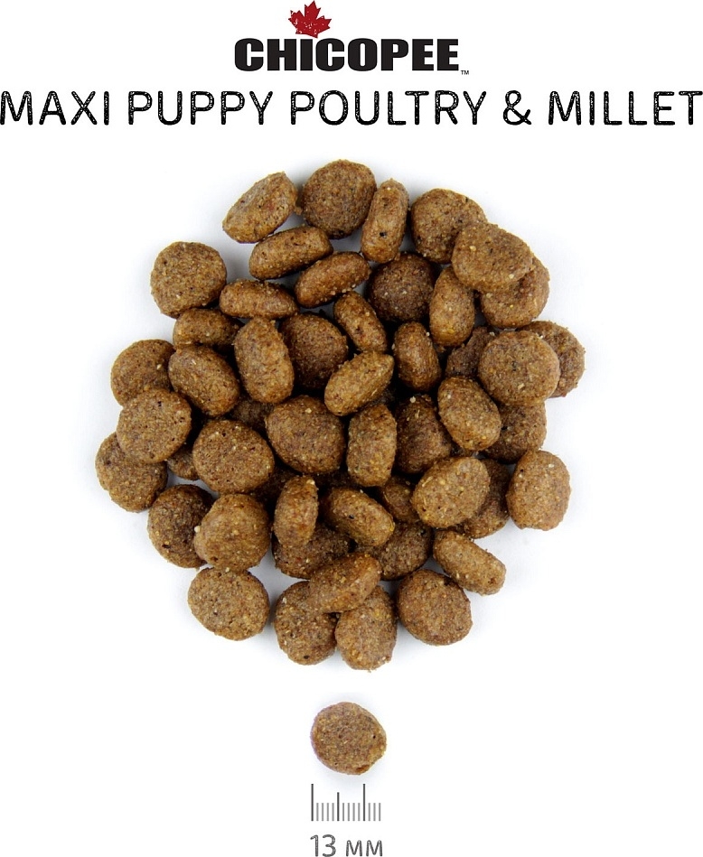 Сухой корм для щенков CHICOPEE CNL Maxi Puppy птица с просом 15 кг (8288015) - Фото 2