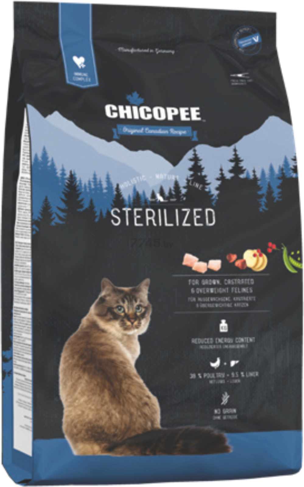 Сухой корм для стерилизованных кошек CHICOPEE HNL Sterilized 8 кг (8346708)
