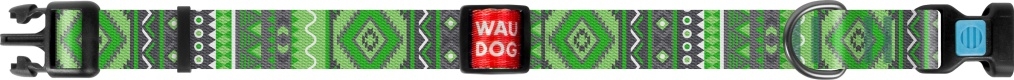 Ошейник для собак COLLAR Waudog Nylon Этно 20 мм 24-40 см зеленый (4633) - Фото 3