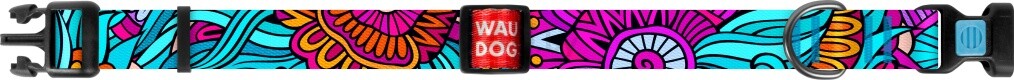 Ошейник для собак COLLAR Waudog Nylon Лето 20 мм 24-40 см (4588) - Фото 3
