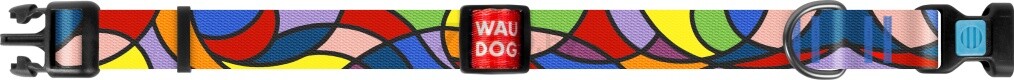 Ошейник для собак COLLAR Waudog Nylon Витраж 25 мм 31-49 см (4580) - Фото 3