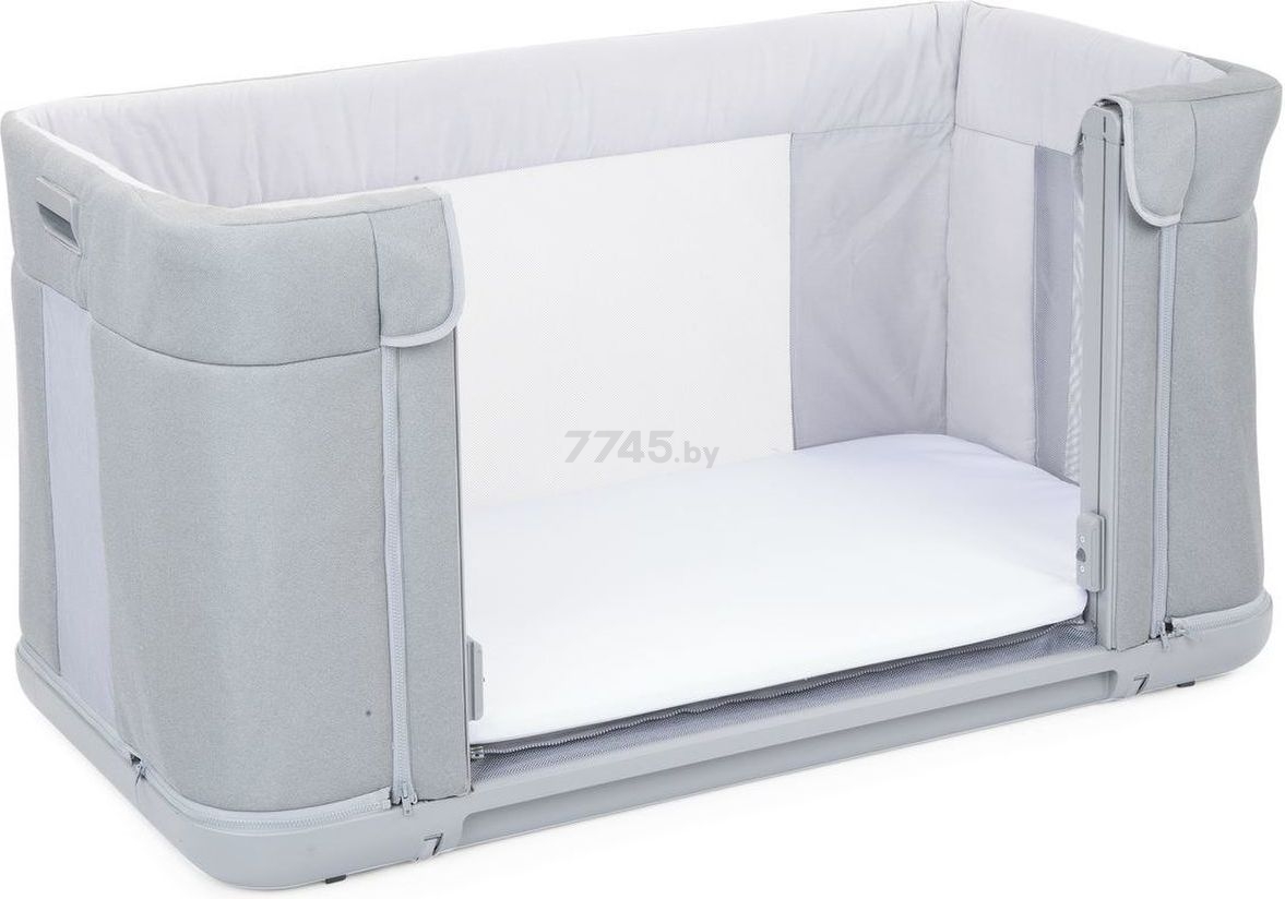 Кровать-трансформер детская CHICCO Next2Me Forever Cool Grey (00079650190000) - Фото 7