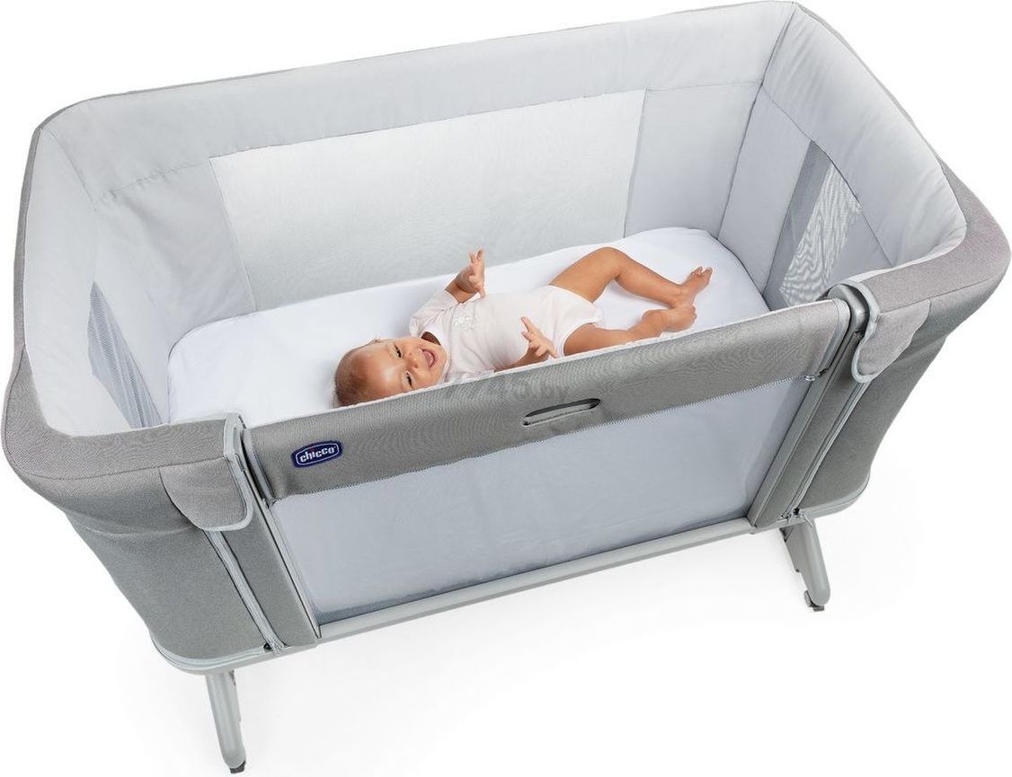 Кровать-трансформер детская CHICCO Next2Me Forever Aquarelle (05079650110000) - Фото 11