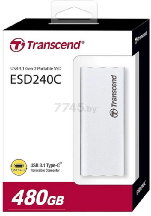 Внешний SSD диск TRANSCEND ESD240C 480GB (TS480GESD240C) - Фото 8