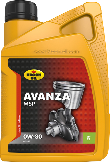 Моторное масло 0W30 синтетическое KROON-OIL Avanza MSP 1 л (35941)