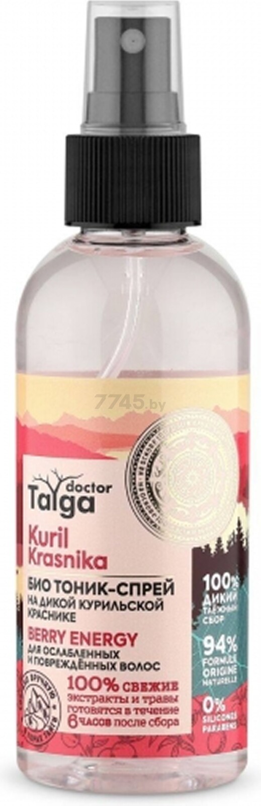 Тоник-спрей NATURA SIBERICA Doctor Taiga Для ослабленных и поврежденных волос 170 мл (4680038358258)