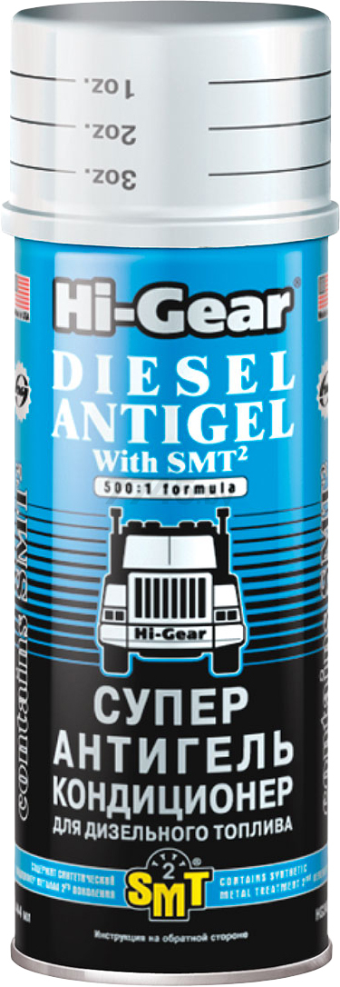 Присадка в дизельное топливо антигель HI-GEAR Diesel Antigel With SMT² 444 мл (HG3421)