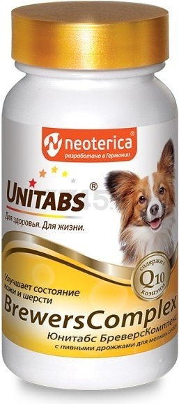 Добавка для собак UNITABS U203 UT BrewersCompleх с Q10 100 штук (4607092074245)