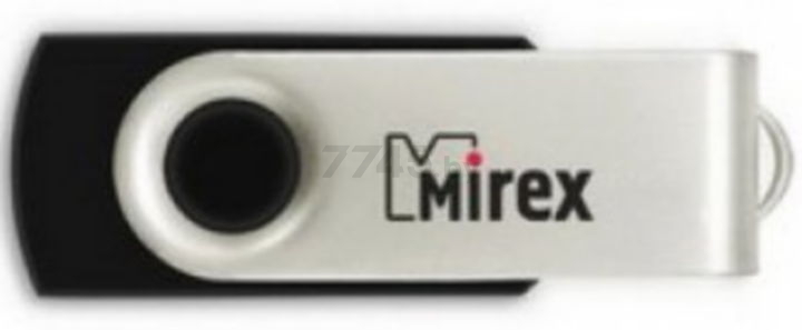 USB-флешка 8 Гб MIREX Swivel Black (13600-FMURUS08) - Фото 2