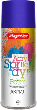 Краска аэрозольная MAGICLINE Acrylic Spray сине-фиолетовый 450 мл (360)