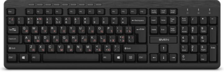 Комплект беспроводной клавиатура и мышь SVEN KB-C3400W Wireless - Фото 2