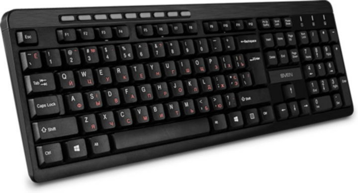Комплект беспроводной клавиатура и мышь SVEN KB-C3400W Wireless - Фото 3
