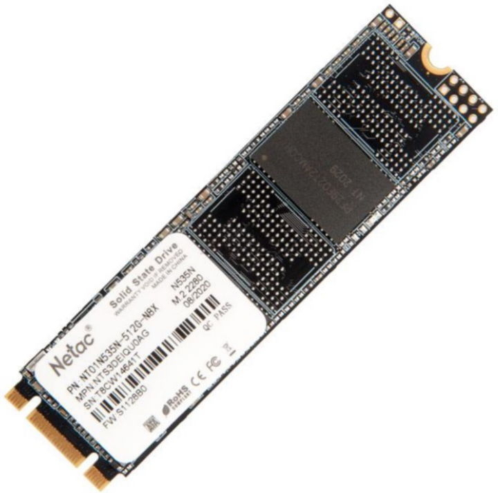SSD диск Netac N535N M.2 SATA 512GB (NT01N535N-512G-N8X)