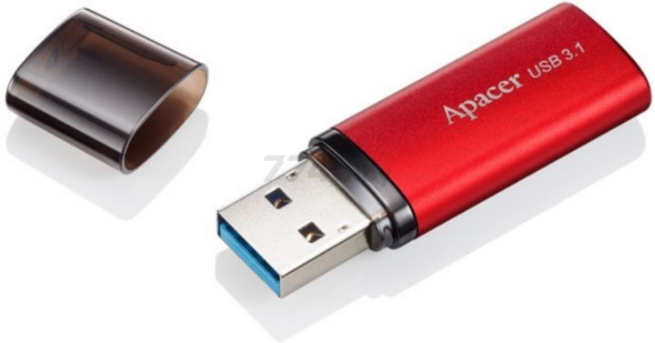 USB-флешка APACER AH25B 64Gb Red (AP64GAH25BR-1) - Фото 3