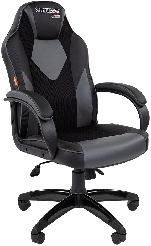 Кресло геймерское CHAIRMAN Game 17 черный/серый