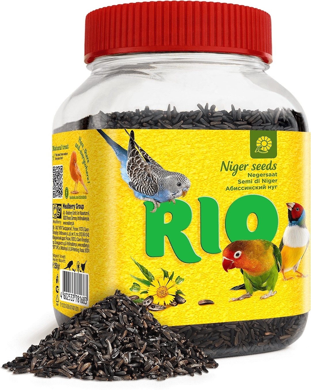Лакомство для птиц RIO Нуг абиссинский 250 г (4602533781683) - Фото 3