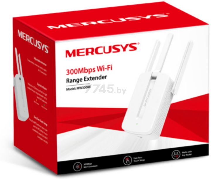 Усилитель сигнала Wi-Fi MERCUSYS MW300RE - Фото 3