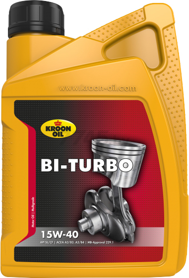 Моторное масло 15W40 минеральное KROON-OIL Bi-Turbo 1 л (00215)