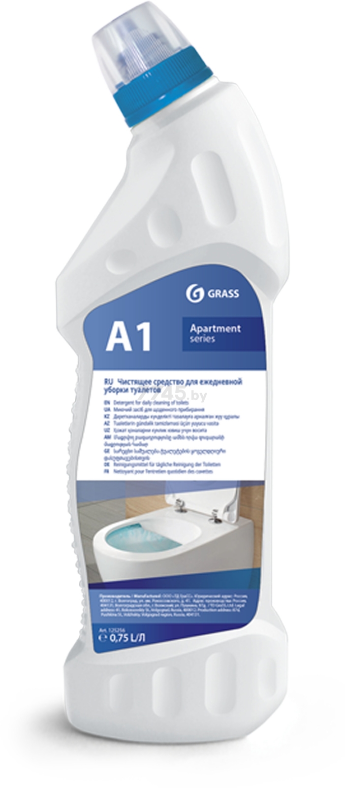 Средство чистящее для унитаза GRASS Apartament series А1 0,75 л (125256)