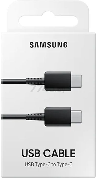 Кабель SAMSUNG USB-C 60 Вт (EP-DA705BBRGRU) чёрный - Фото 4