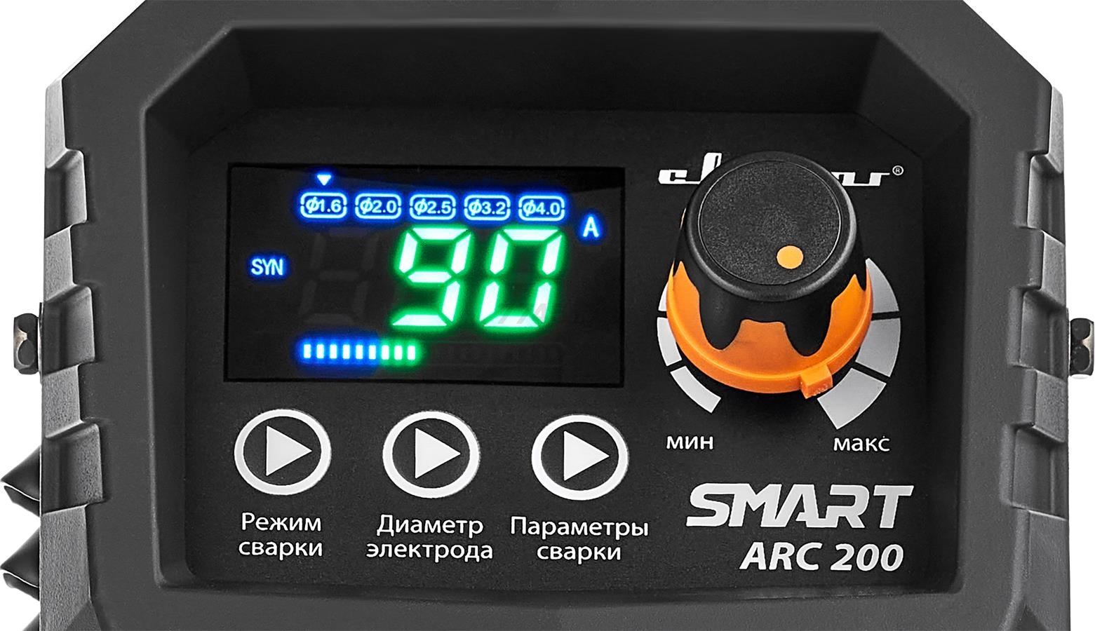 Инвертор сварочный СВАРОГ Real smart arc 200 black Z28303 (97886) - Фото 5