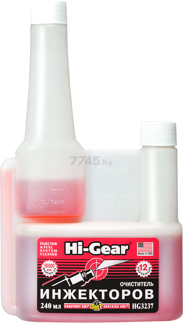 Очиститель форсунок HI-GEAR Injector & Fuel System Cleaner With SMT² 240 мл (HG3237)
